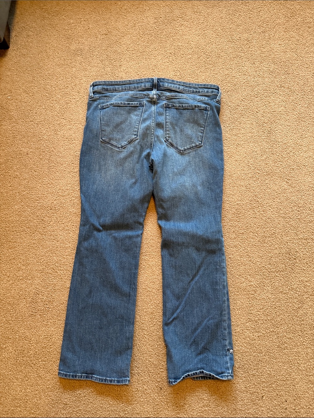 Old Navy Blue Flare Jeans - Women's Stretch Bootcut - Picture 4 of 7